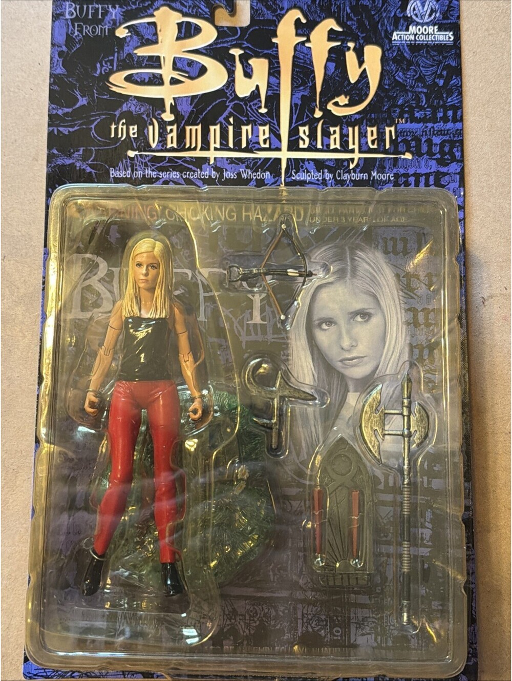 Buffy the Vampire Slayer Buffy Summers Action Figure 2000 Moore New Sealed